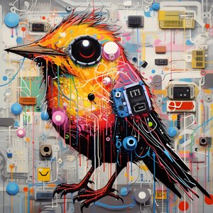 Graffiti oiseau 2
