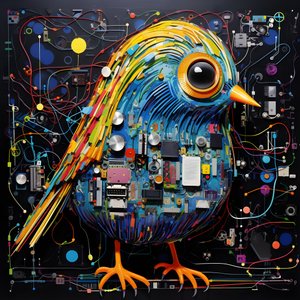 Graffiti oiseau 4