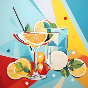 affiche de citrons, cocktails avec citrons, menthe 4