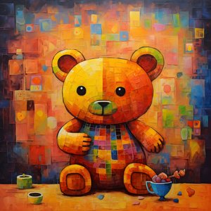 ours en peluche et pot de miel 4