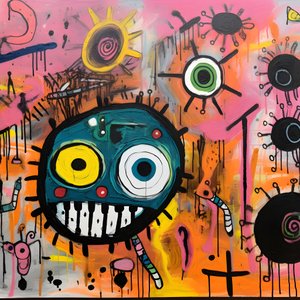 une peinture acrylique bruyante 1 - Kurt Heppke