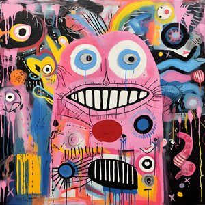 une peinture acrylique bruyante 2