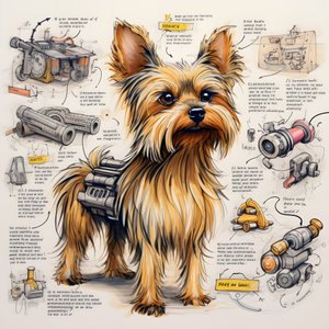 Explication pour un chien Yorkie mécanique 3