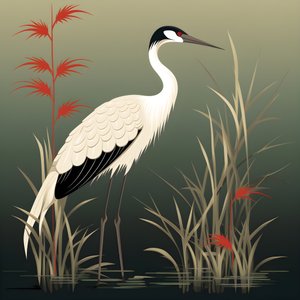 Belle illustration japonaise d