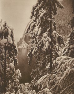 Le Königssee près de Berchtesgaden (photo n/b) - Kurt Hielscher