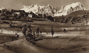 Italie : Catena del M Bianco près de Pré St Didier - Kurt Hielscher