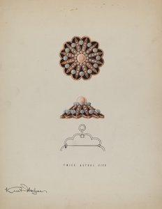 Broche, vers 1936 - Kurt Melzer