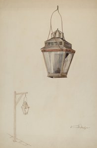 Lampe de rue à huile de sperme