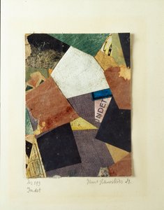 Merz 293 Collage de Kurt Schwitters (1887-1948) 1921 Collection privée - Kurt Schwitters