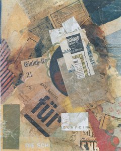 Merz 94 Grunfleck, 1920 - Kurt Schwitters