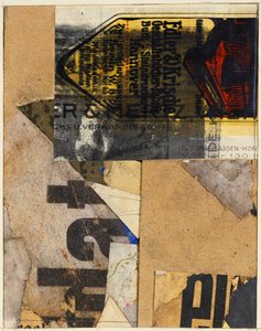 Merzbild, 1922 - Kurt Schwitters