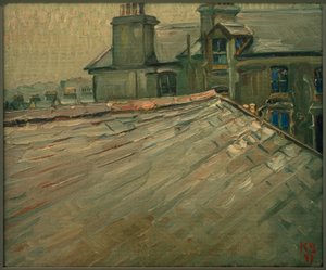 Sans titre (Toits de maisons à Douglas, Île de Man) - Kurt Schwitters