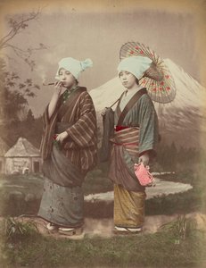 Voyageurs japonais, c.1880 - Kusakabe Kimbei
