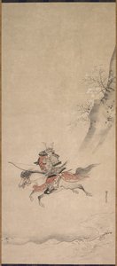 Un samouraï à cheval - Kusumi Morikage