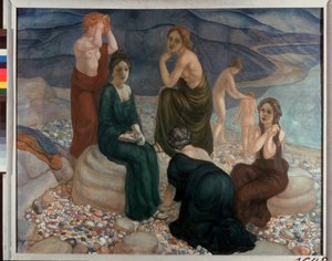 Le rivage - Kuzma Sergeevich Petrov Vodkin
