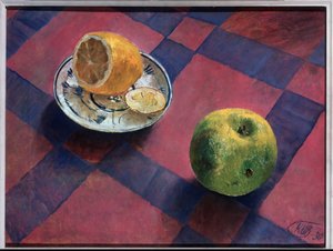 Pomme et citron - Kuzma Sergeevich Petrov Vodkin
