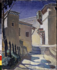La casbah, Algérie - Kuzma Sergeevich Petrov Vodkin