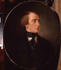 Portrait du critique littéraire russe Vissarion Belinski - Kyrill Antonovitch Gorbunov