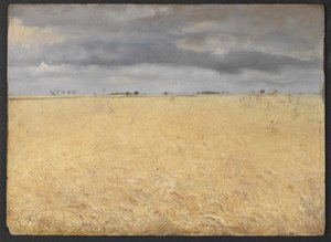 Un champ de seigle près du village de Ring - Laurits Andersen Ring