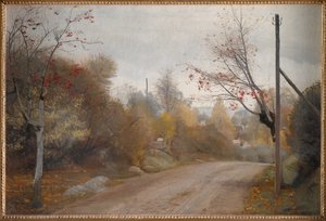 La route à Mogenstrup, Zélande. Automne - Laurits Andersen Ring
