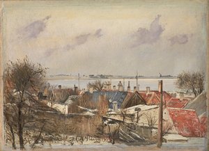 Vue de Roskilde vers le fjord - Laurits Andersen Ring