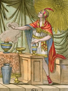 Prêtre péruvien ancien, de 