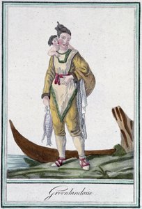 Groenlandaise - dans "Encyclopédie des voyages" par J. Grasset Saint Sauveur, éd. Deroy, Paris - L.F. Labrousse