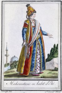 Mahométane en habit d