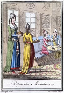Repas des musulmanes - L.F. Labrousse