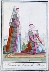 Musulmans en prière - L.F. Labrousse