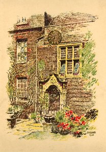 Staple Inn, Londres, 1924 - L. A. Hayes