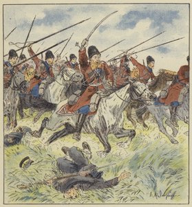 Charge de cosaques - L. Malespine
