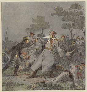 Combat de nuit à Mo-Tien-Ling - L. Malespine