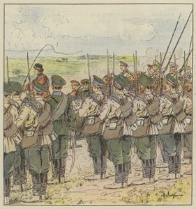Les troupes russes rendent les honneurs au passage d