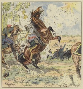 Mort du général Keller - L. Malespine