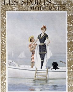 Bain de mer - aquarelle de L. Rossi dans « L