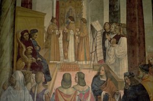 Scène chorale, de la vie de Saint Benoît
