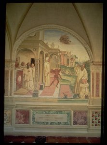 La Flagellation de Saint Benoît, de la Vie de Saint Benoît