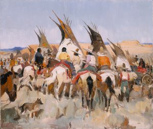 Cérémonie au lac Noir, 1938 - LaVerne Nelson Black