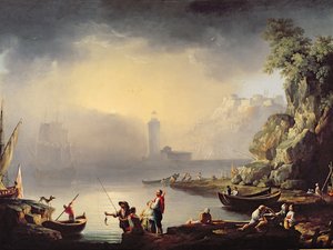 Scène de port - La Croix de Marseilles