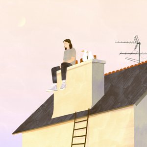 Observateurs du coucher de soleil, 2021 (numérique) - Léa Le Pivert