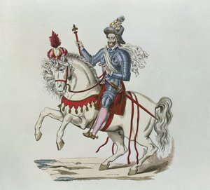 Portrait équestre de Henri IV en 1596 - Lacoste jeune