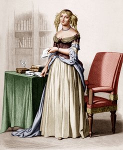 Portrait de la Marquise de Sévigné (gravure)