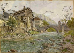 Vue sur Tržič et Tržiška Bistrica