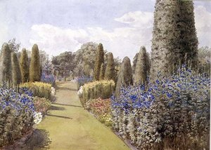 La bordure herbacée - Lady Alice Willoughby