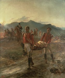 Le matin après la bataille de Talavera (1809) - Lady Butler