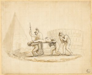 Putti jouant le rôle d