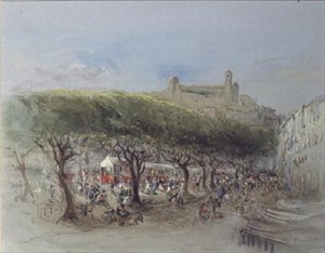 Le marché, Cannes - Lady Honoria Cadogan
