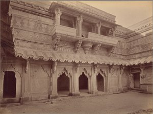 Intérieur du Man Mandir, Gwalior - Lala Deen Dayal