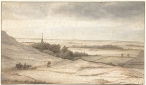 Vue des dunes sur le village de Schoorl - Lambert Doomer